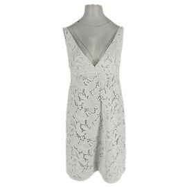 Michael Kors Weißes Spitzenkleid Weiß