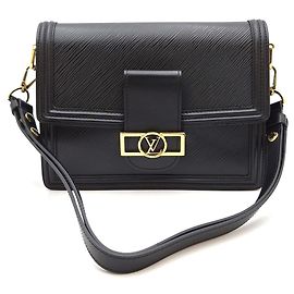 Louis Vuitton Mini Dauphine Epi Black Nero