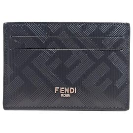 Fendi Shadow Slim Cardholder Black