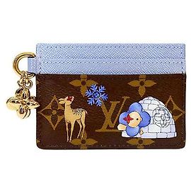 Louis Vuitton Tarjetero Vivienne Charmed Azul