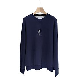 Brunello Cucinelli Baumwoll-Sweatshirt mit Rundhalsausschnitt Navy Grade, XL) Blau