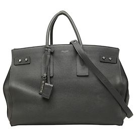 Saint Laurent Sac de Jour Souple Large Handbag Brown