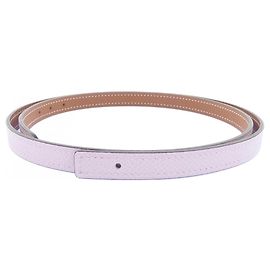 Hermès Cinturón reversible Hermes 13mm Castaño Rosa