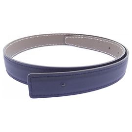 Hermès Hermes 24mm Reversible Belt Black Beige