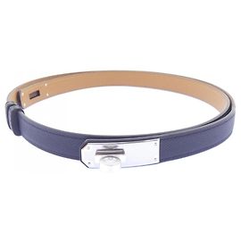 Hermès Cinturón Hermes Kelly 18mm Negro