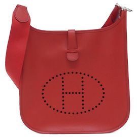 Hermès Borsa a tracolla Hermes Evelyne II GM Rosso