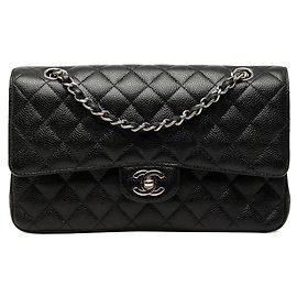 Borsa a tracolla Chanel Matelassé Double Flap Nero
