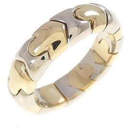 Bulgari Anillo banda Bvlgari en oro blanco y oro amarillo Otro