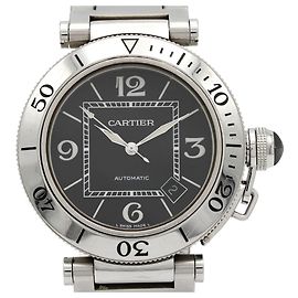Reloj automático Cartier Pasha Seatimer W31077M7 en acero inoxidable Otro
