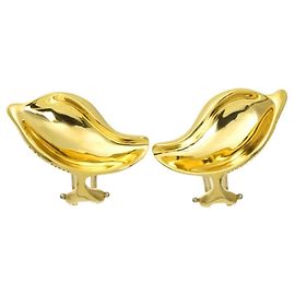 Pendientes de clip de hoja Tiffany & Co. en oro amarillo de 18K Otro