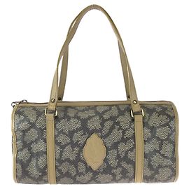 Borsa vintage Yves Saint Laurent Marrone Beige