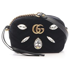Borsa Mini Gucci GG Marmont Matelassé Nero