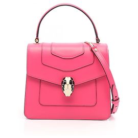 Bulgari Bvlgari Serpenti Forever 2-Way Handbag Pink