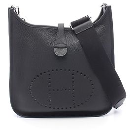 Hermès Bolsa de Ombro Hermes Evelyne 3 Trois PM Preto