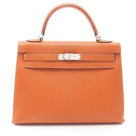 Hermès Hermes Kelly 32 Handbag Orange