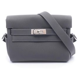Hermès Bolsa de ombro Hermes Kelly Messenger PM Marrom