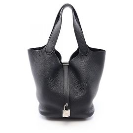 Hermès Sac à main Hermes Picotin Lock MM Noir