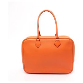 Hermès Bolsa Hermes Plume 32 Laranja