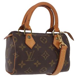 LOUIS VUITTON Bolsa de Mão Mini Speedy Monogram M41534 LV Auth 196836V Monograma
