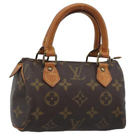 LOUIS VUITTON Bolso de Mano Mini Speedy Monogram M41534 LV Auth 195228 Monograma