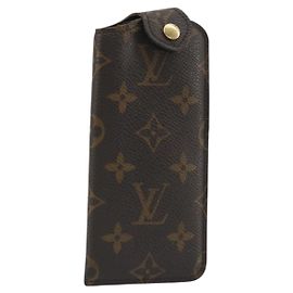 LOUIS VUITTON Monogram Etui Lunette PM Brillenetui M66545 LV Auth 195100 Monogramm