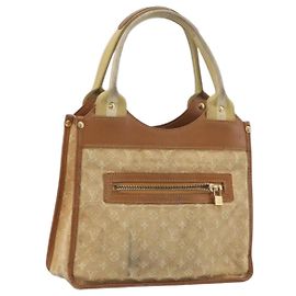 LOUIS VUITTON Monogram Mini Sac Catline Hand Bag Beige M92328 LV Auth bs36410 Beige