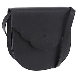 Borsa a tracolla SAINT LAURENT in pelle nera e oro autentica ka5683 Nero D'oro