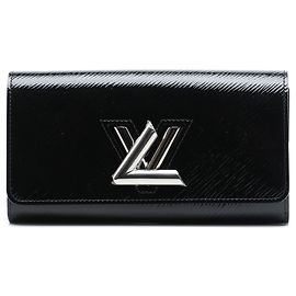 Cartera larga Louis Vuitton Electric Epi Twist Negra Negro