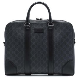 Borsa Business Gucci GG Supreme Web Nera Nero