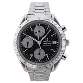 Omega Speedmaster Date Chronograph Wristwatch 3511.50 with Black Dial Black