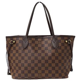 Saco Tote Louis Vuitton Damier para Mulher Marrom Damier ebene