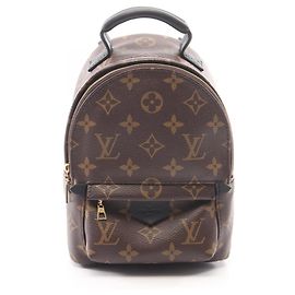 Louis Vuitton Palm Springs Mini Backpack Brown Black Monogram