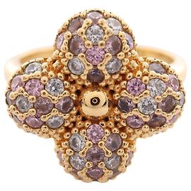 Anello Rotondo Louisa Louis Vuitton Rosa D'oro Altro