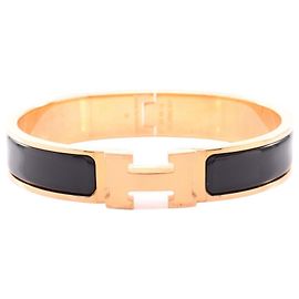Hermès Bracelet Hermes Click H Noir Doré