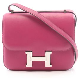 Hermès Hermes Constance 3 Mini Shoulder Bag Rosa Roxo