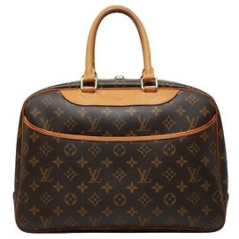 Bolsa Louis Vuitton Monogram Deauville M47270 Marrom Monograma