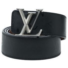 Louis Vuitton Cinto LV Initials Pyramid Belt Preto