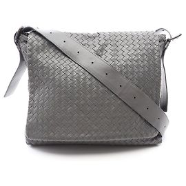 Sac messager Bottega Veneta Intrecciato Marron