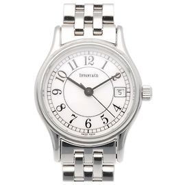Tiffany & Co. Damen Quarzarmbanduhr aus Edelstahl Andere