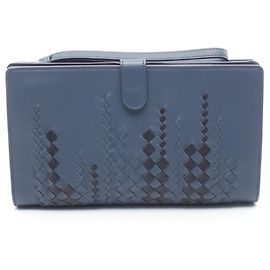 Bottega Veneta Micro Macro Second Bag Clutch Black Blue