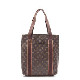 Saco Cabas Beaubourg Monogram Louis Vuitton Marrom Monograma