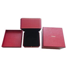 Cartier Juste un Clou Schmuckbox - Rot Schwarz Rot