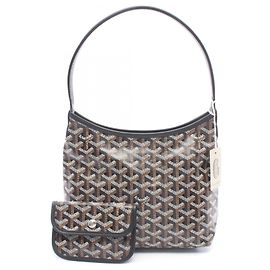 Sac hobo Goyard Boheme Mini Marron Noir Blanc