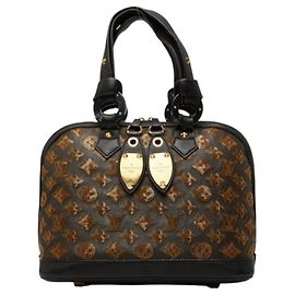 Louis Vuitton Monogram Eclipse Alma Handbag Brown Monogram