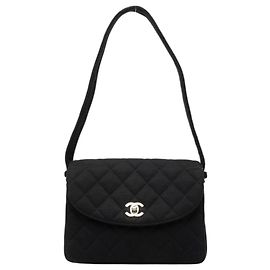 Borsa a tracolla Chanel Matelassé Coco Mark Nero