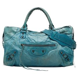 Balenciaga The Giant Part-Time Handbag Shoulder Bag Light blue