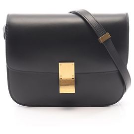 Céline Sac à épaule Celine Classic Box Medium Noir