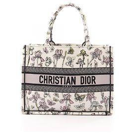 Christian Dior Dior BOOK TOTE Borsa Tote media Nero Bianco Multicolore