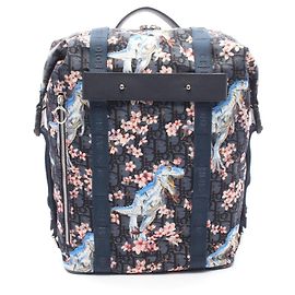 Christian Dior Dior x Hajime Sorayama Dinosaur Robo Backpack/Handbag Multiple colors Navy blue