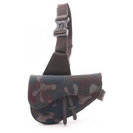 Christian Dior Dior x Peter Doig Saddle Bag Brown Multiple colors
